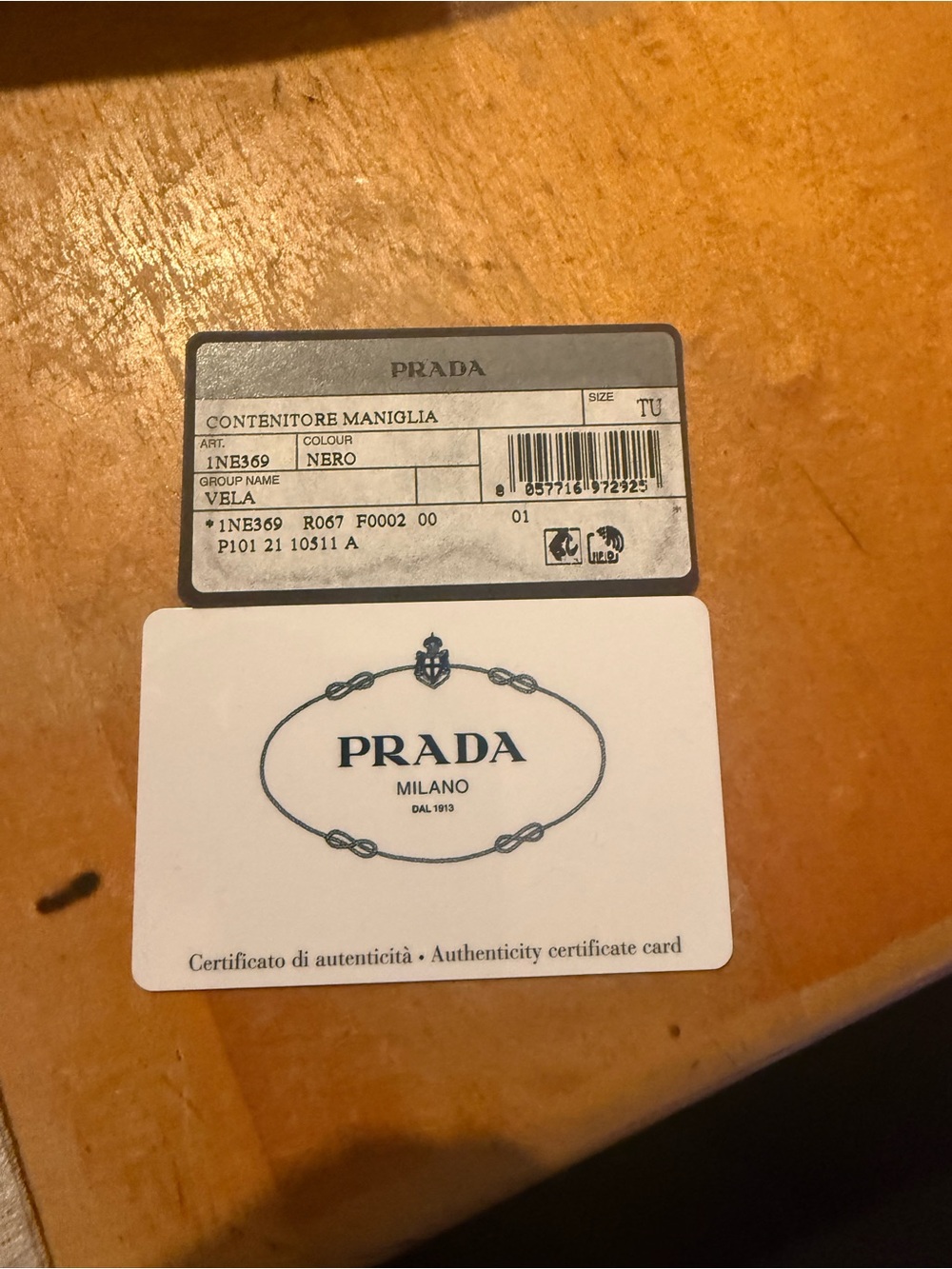 Prada Black Nylon Drawstring Bucket Shoulder Bag with Gold Logo - Picture 3 of 6